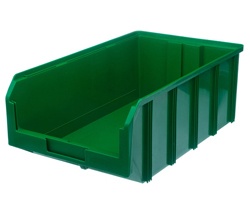 V-4 Пластиковый ящик, зеленый  в компании «Стальной мир»