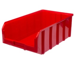V-4 Пластиковый ящик, красный
