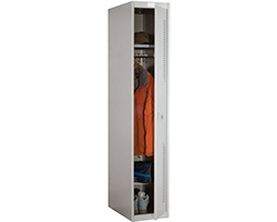 Шкаф для раздевалок антивандальный ПРАКТИК MLH 01-40 (дополнительный модуль)  в компании «Стальной мир»