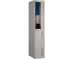 Шкаф для раздевалок антивандальный ПРАКТИК MLH 01-30 (дополнительный модуль)  в компании «Стальной мир»