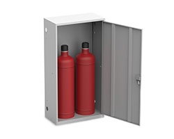 Шкаф для двух газовых баллонов на 27 литров ШГР 27-2  в компании «Стальной мир»