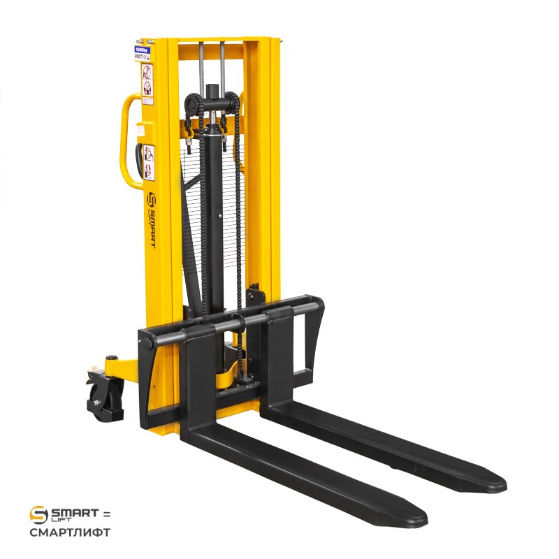 Штабелер гидравлический SDA 1020 (1000 кг; 2 м; вилы 300-850 мм) СМАРТЛИФТ (SMARTLIFT)