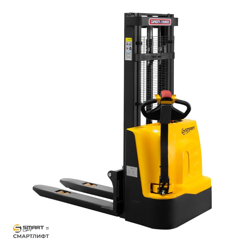 Штабелер самоходный CDD12A (1200 кг; 2,5 м; li-ion 24В / 60Ач) СМАРТЛИФТ (SMARTLIFT)