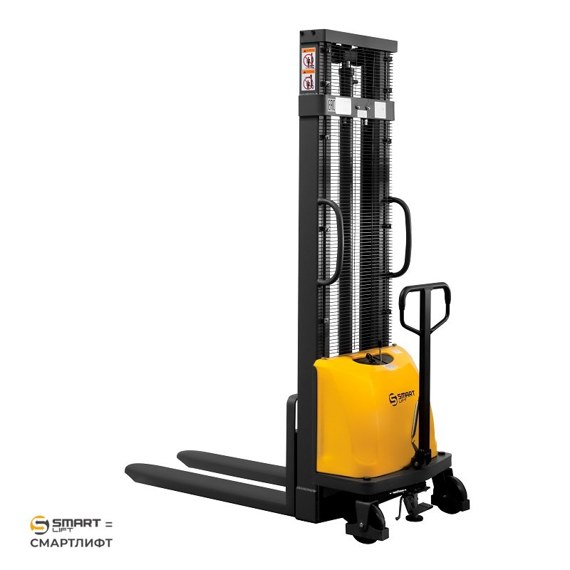 Штабелер с электроподъемом CDD15B-E (1500 кг; 3,5 м; 12В / 120Ач) СМАРТЛИФТ (SMARTLIFT)