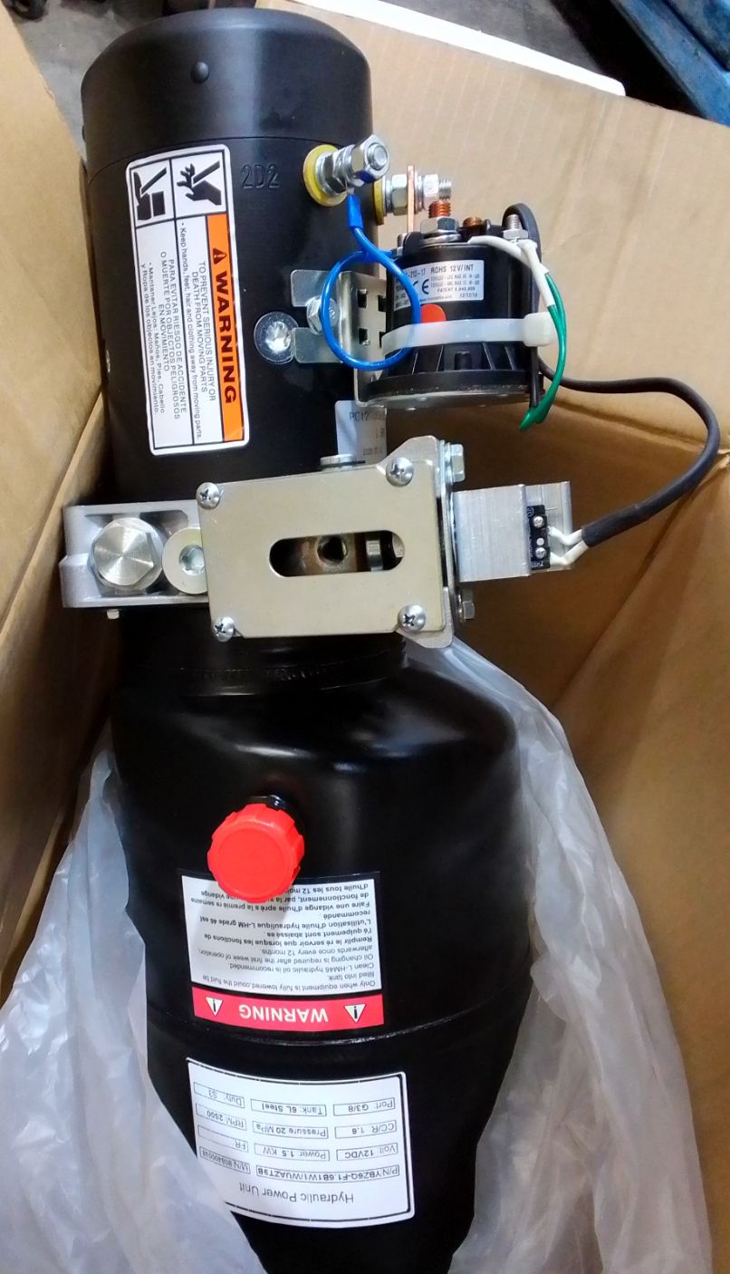 Гидравлическая станция в сборе 12V/1.6kW