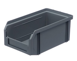 V-1 Пластиковый ящик, серый