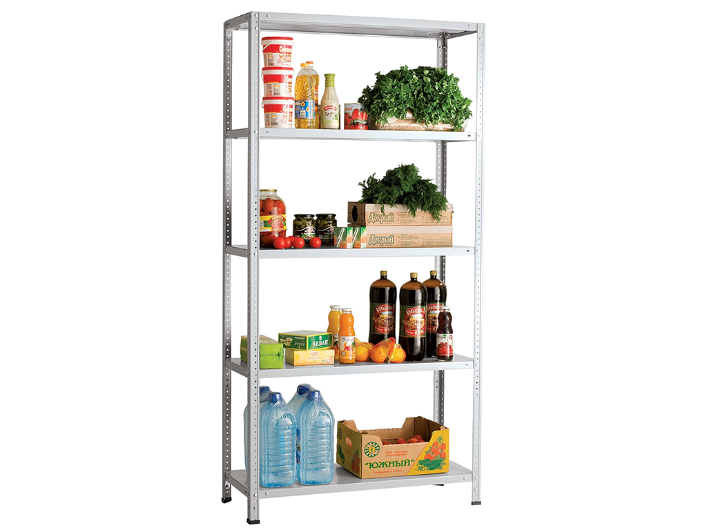 Стеллаж MS Standart металлический (1600x1000x300 мм, нагрузка 100 кг/полку, 5 полок) купить по цене 13 руб. в компании «Стальной мир»
