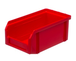 V-1 Пластиковый ящик, красный
