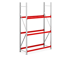 Стеллаж металлический для колес, шин и дисков MGK (Ш) 1863-2,5 (2520*1800*600 мм, 3 яруса, нагрузка до 500 кг на ярус)